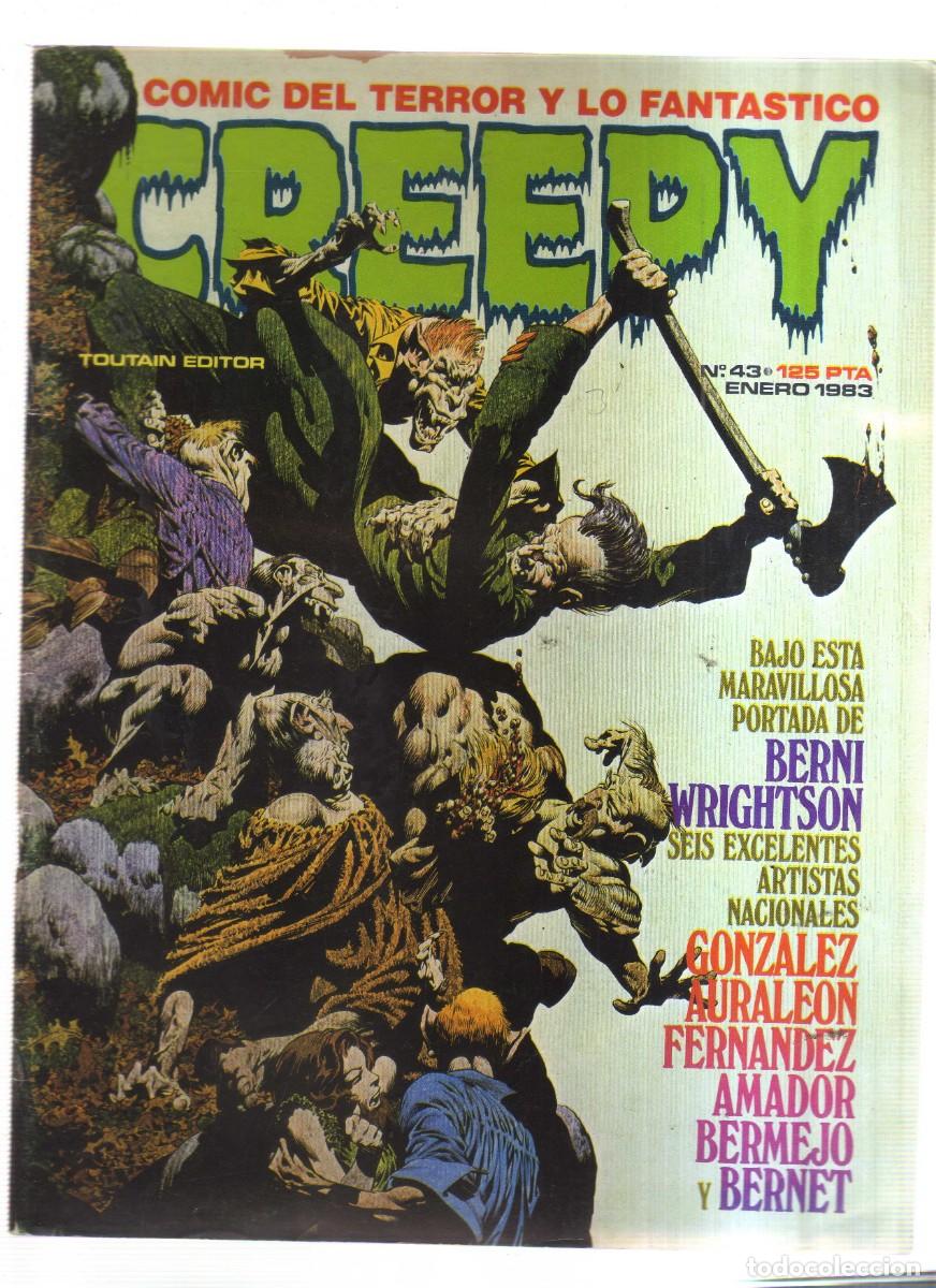 Tebeos: CREEPY EL COMIC DEL TERROR Y LO FANTASTICO N,43 - Foto 1