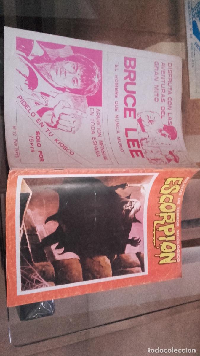Tebeos: ESCORPION - N&ordm; 72 - RELATOS DE TERROR PSICOLOGICO - VILMAR EDICIONES - Foto 4
