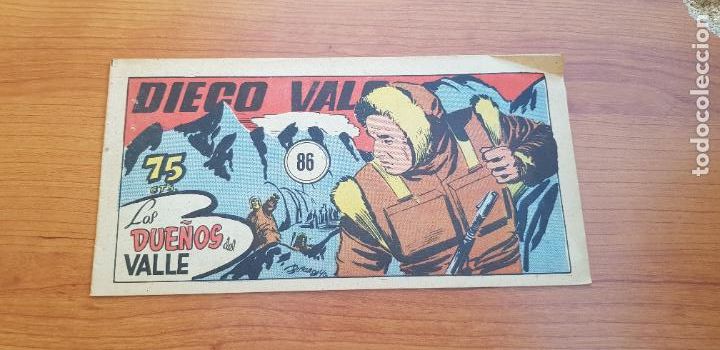 Tebeos: DIEGO VALOR N&ordm; 86 1&ordf; SERIE ORIGINAL EDITORIAL CID - Foto 1