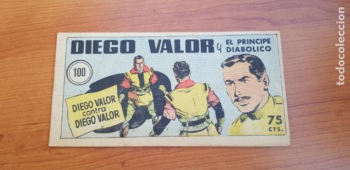 Tebeos: DIEGO VALOR N&ordm;100 1&ordf; SERIE ORIGINAL EDITORIAL CID - Foto 1