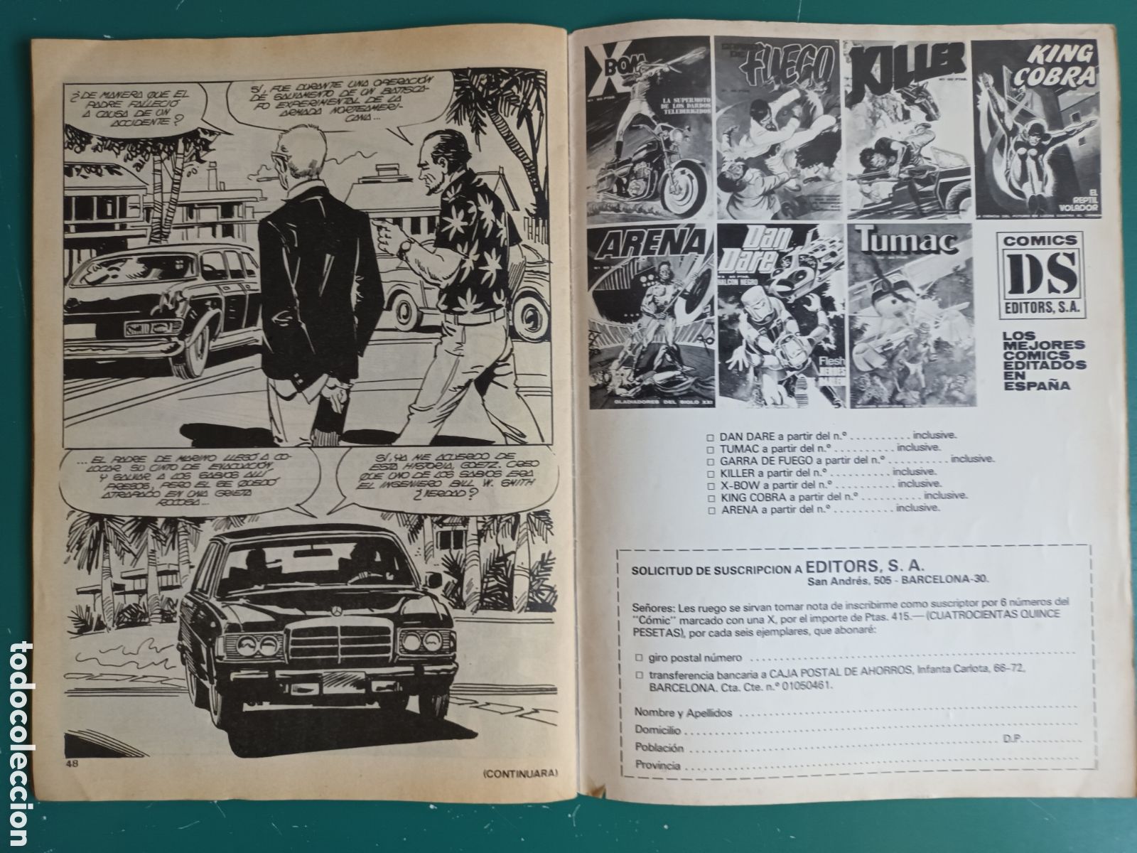 Tebeos: Atlan N&deg; 2 EDITORS SA - COMICS DS 1981 Diaman Marino - Foto 16