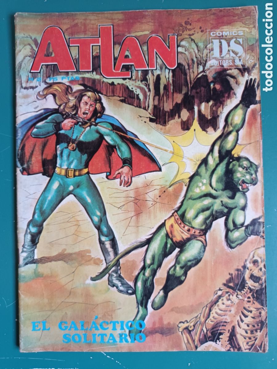 Tebeos: Atlan N&deg; 2 EDITORS SA - COMICS DS 1981 Diaman Marino