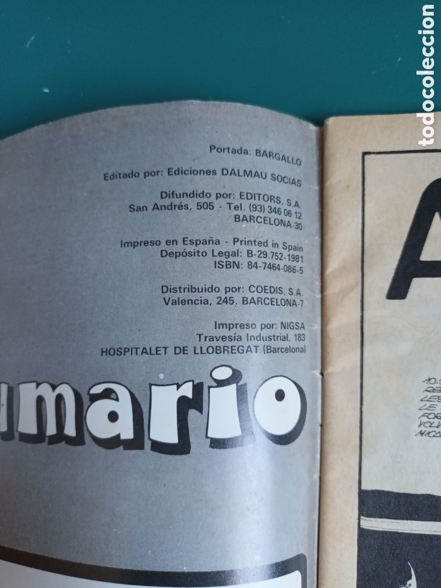 Tebeos: Atlan N&deg; 2 EDITORS SA - COMICS DS 1981 Diaman Marino - Foto 2