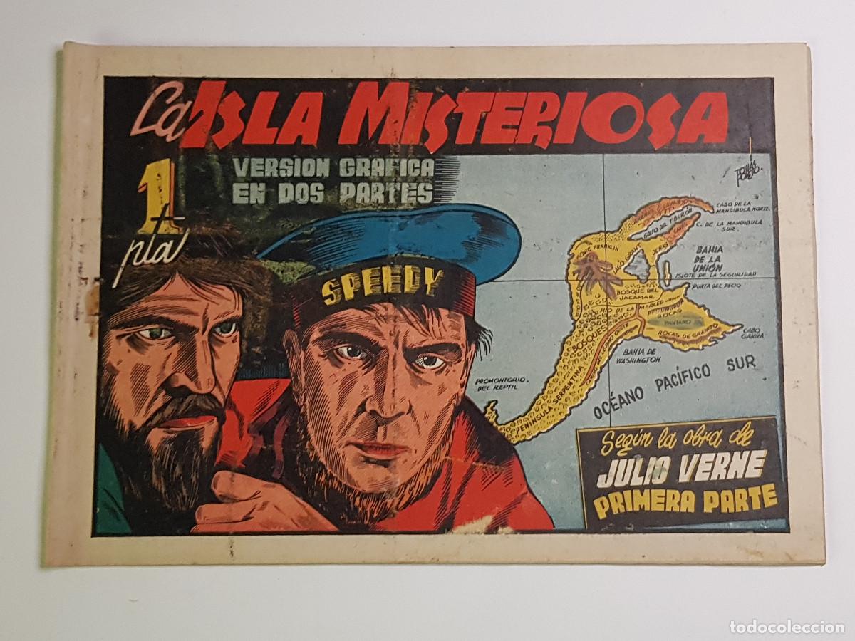 Tebeos: GERPLA - LA ISLA MISTERIOSA - PRIMERA PARTE - JULIO VERNE - Foto 1