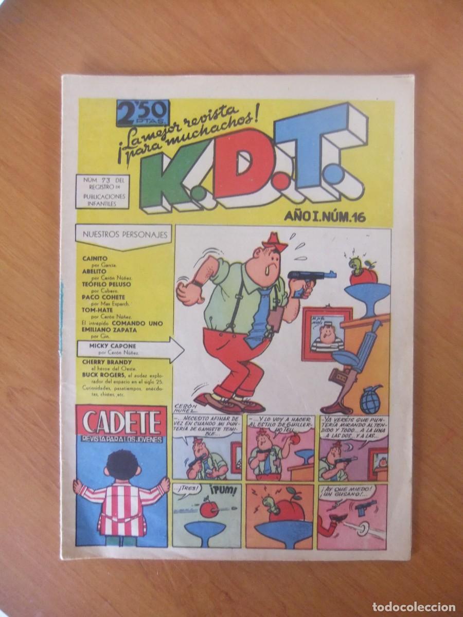 Tebeos: K.D.T. N&ordm; 16 EDITORIAL MATEU - Foto 1