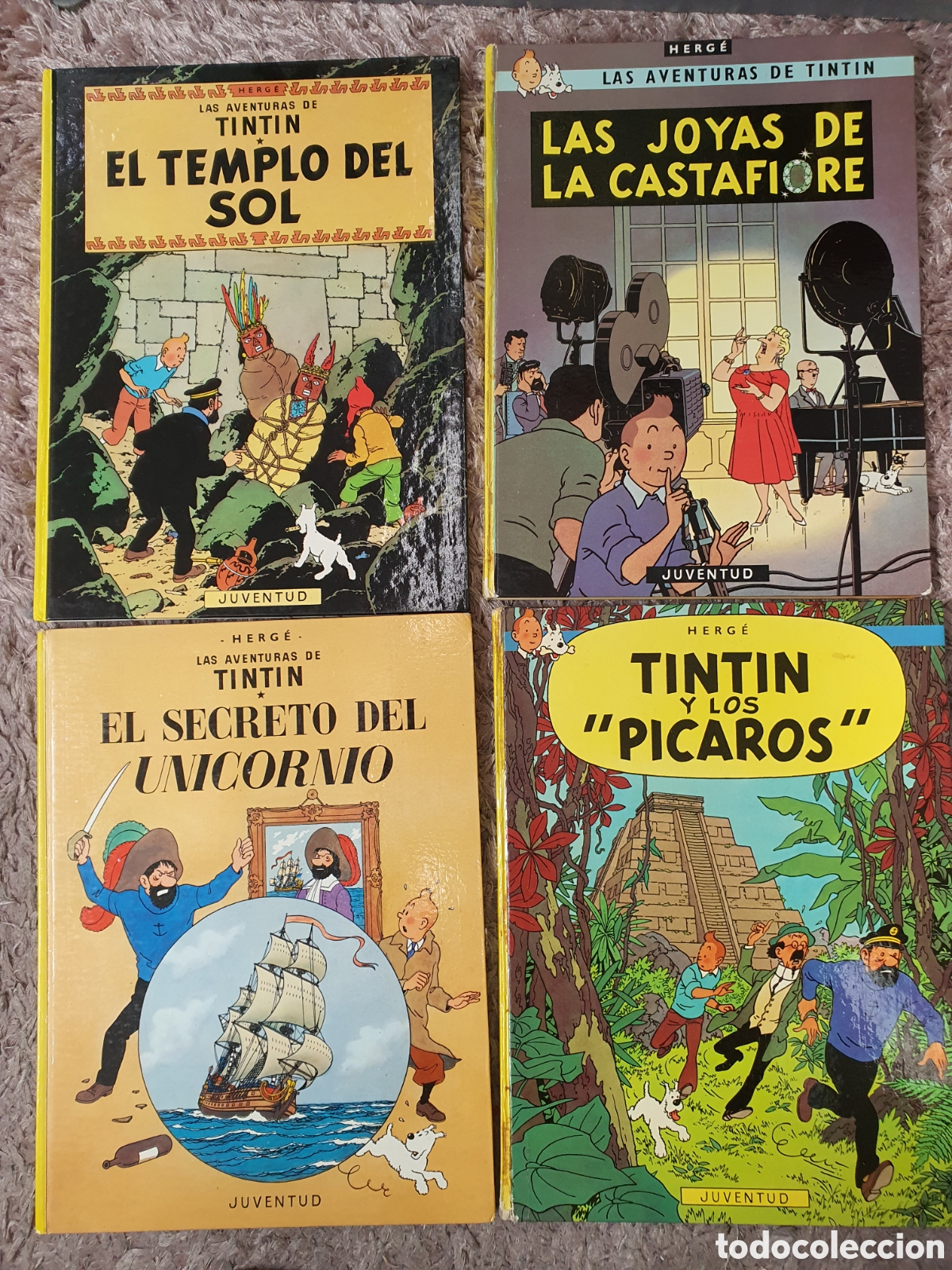 Las aventuras de Tintín Colección completa de los libros clásicos de Tintín  inglés -  España