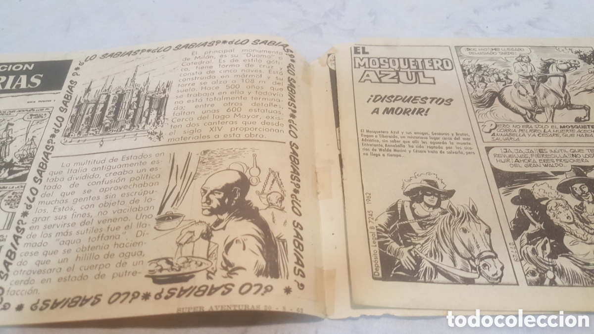 Tebeos: EL MOSQUETERO AZUL N&deg;10. &iexcl;DISPUESTOS A MORIR! - Foto 4