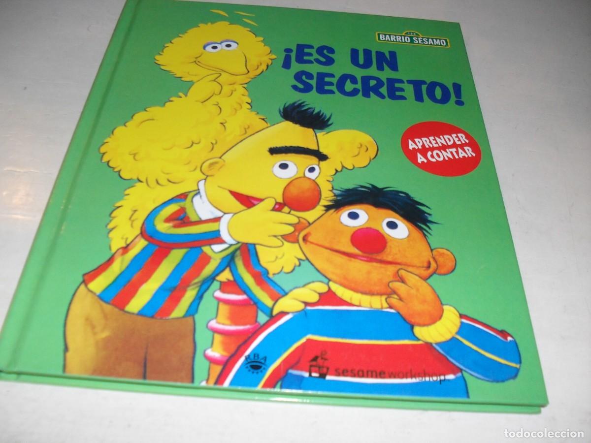 Tebeos: COLECCIONABLE BARRIO SESAMO 1:&iexcl;ES UN SECRETO&iexcl;.APRENDER A CONTAR.RBA,2000.