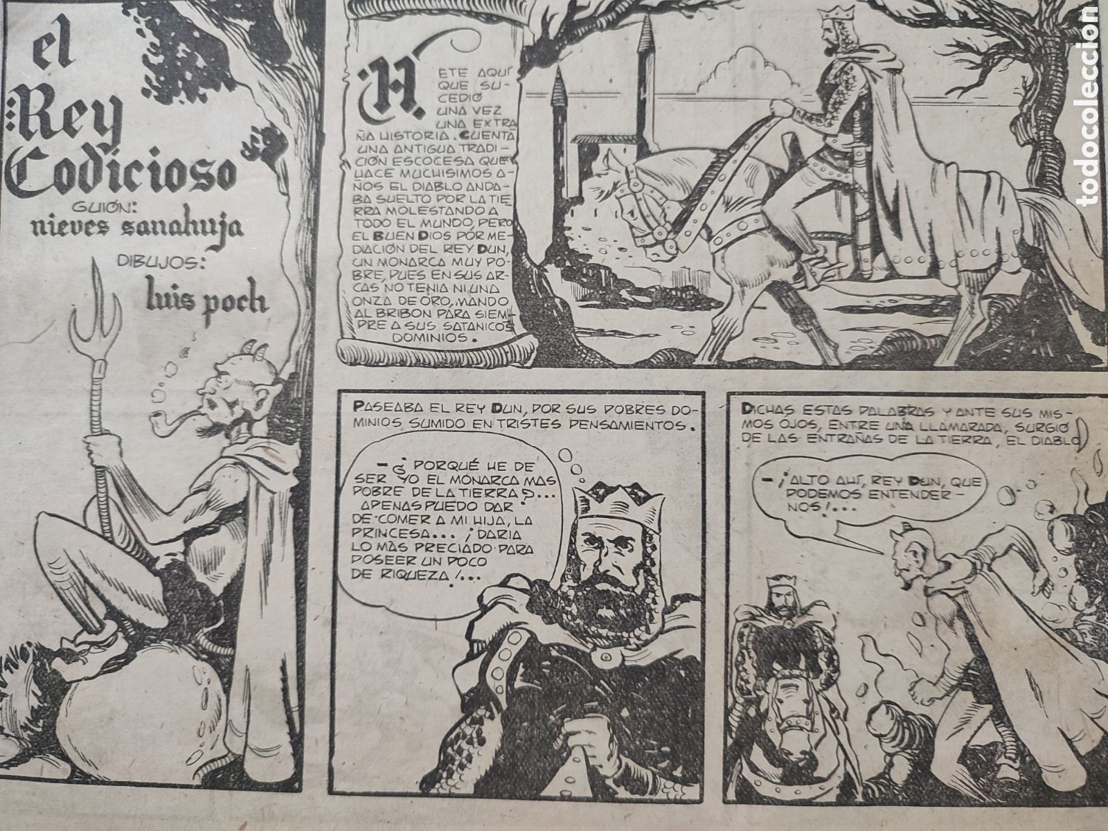 Tebeos: Cuento de hadas .El rey codicioso - Foto 2