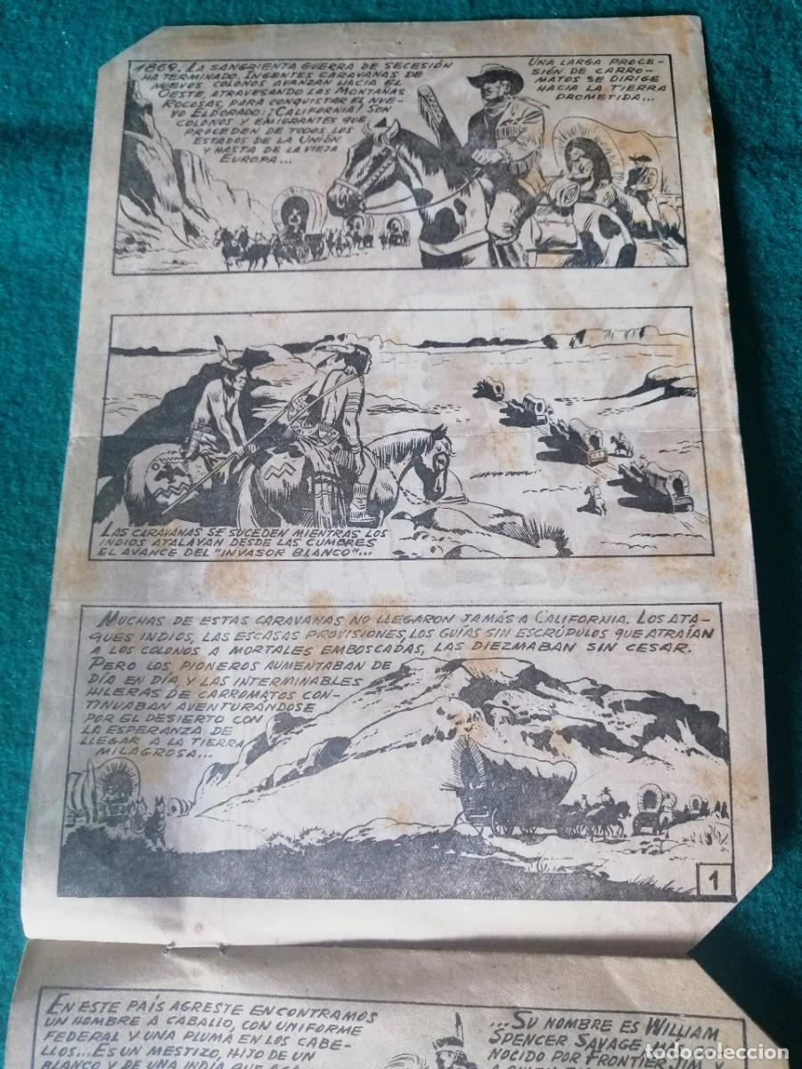 Tebeos: FRONTIER JIM N&ordm; 1 - PLUMA DE HALC&Oacute;N - MATEU 1959 - Foto 3