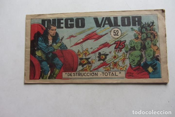 Tebeos: DIEGO VALOR N&ordm; 52 1&ordf; SERIE ORIGINAL EDITORIAL CID ARX149 - Foto 1