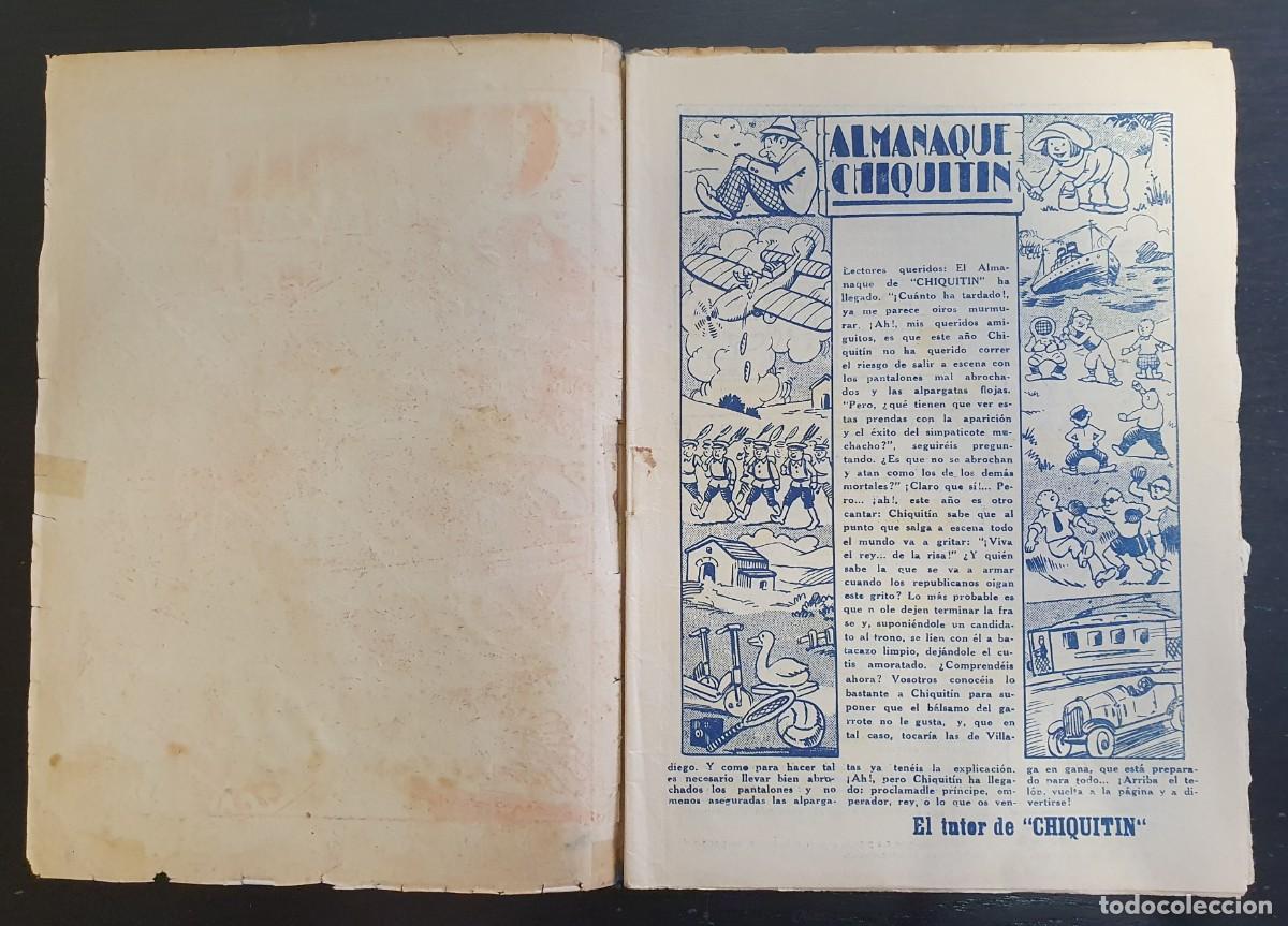 Tebeos: Chiquit&iacute;n Almanaque 1935. Editorial Marco. RARO - Foto 2