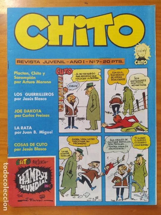 Tebeos: CHITO A&Ntilde;O I N&ordm; 7 - REVISTA JUVENIL (196) - Foto 1