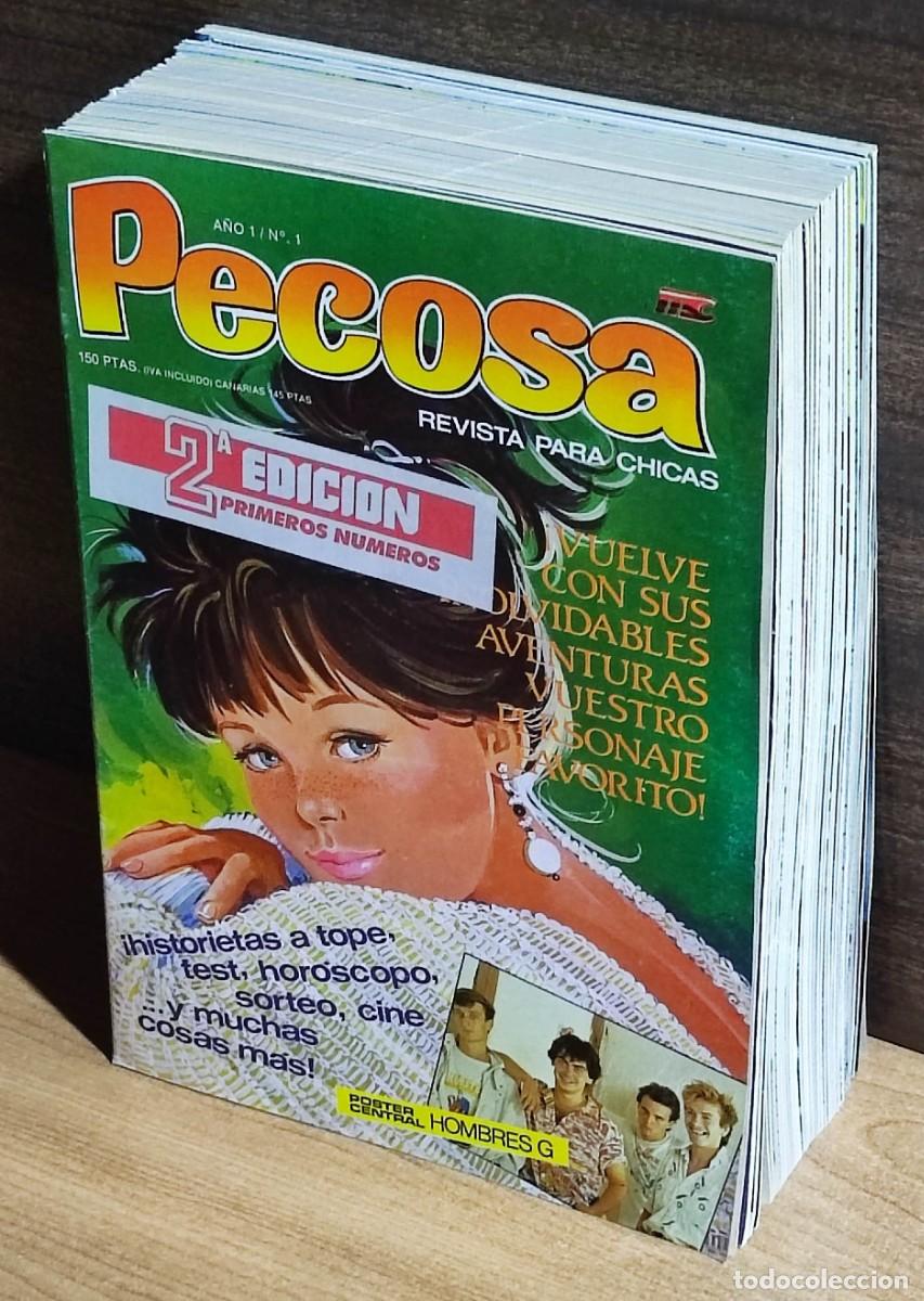 Tebeos: PECOSA REVISTA PARA CHICAS - LOTE 36 EJEMPLARES. - Foto 5