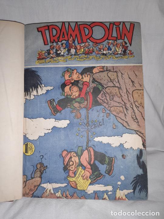 Tebeos: TRAMPOLIN LOTE DE 23 NUMEROS A&Ntilde;O 1955 - INCLUYE EXTRA. - Foto 4