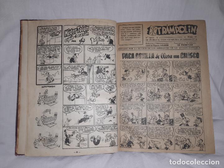 Tebeos: TRAMPOLIN LOTE DE 23 NUMEROS A&Ntilde;O 1955 - INCLUYE EXTRA. - Foto 5