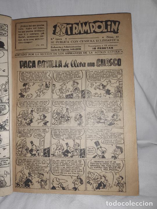 Tebeos: TRAMPOLIN LOTE DE 23 NUMEROS A&Ntilde;O 1955 - INCLUYE EXTRA. - Foto 6