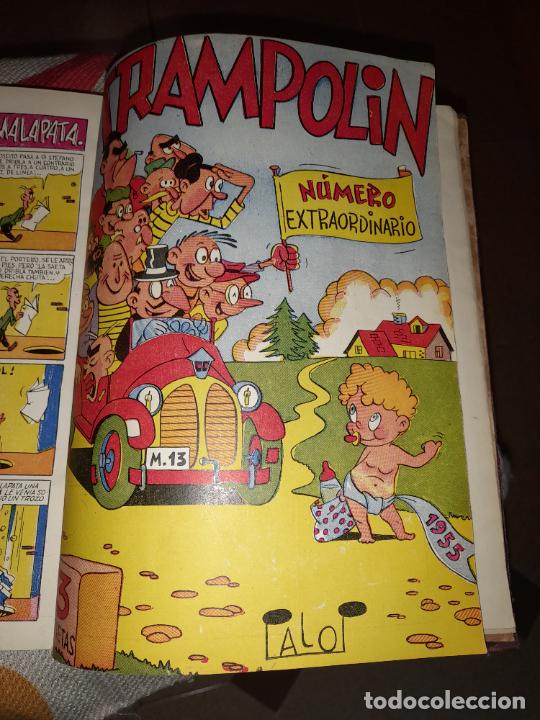 Tebeos: TRAMPOLIN LOTE DE 23 NUMEROS A&Ntilde;O 1955 - INCLUYE EXTRA. - Foto 11
