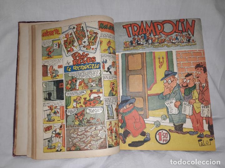 Tebeos: TRAMPOLIN LOTE DE 23 NUMEROS A&Ntilde;O 1955 - INCLUYE EXTRA. - Foto 1