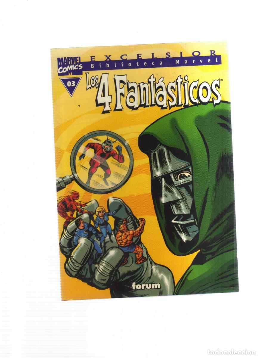 Tebeos: LOS 4 FANTASTICOS BIBLIOTECA MARVEL N,03 - Foto 1