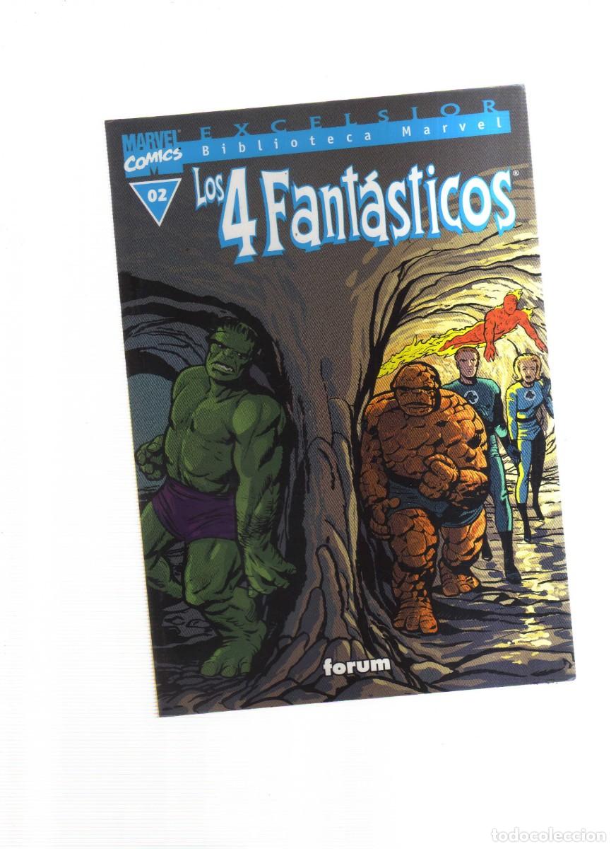 Tebeos: LOS 4 FANTASTICOS BIBLIOTECA MARVEL N,02 - Foto 1
