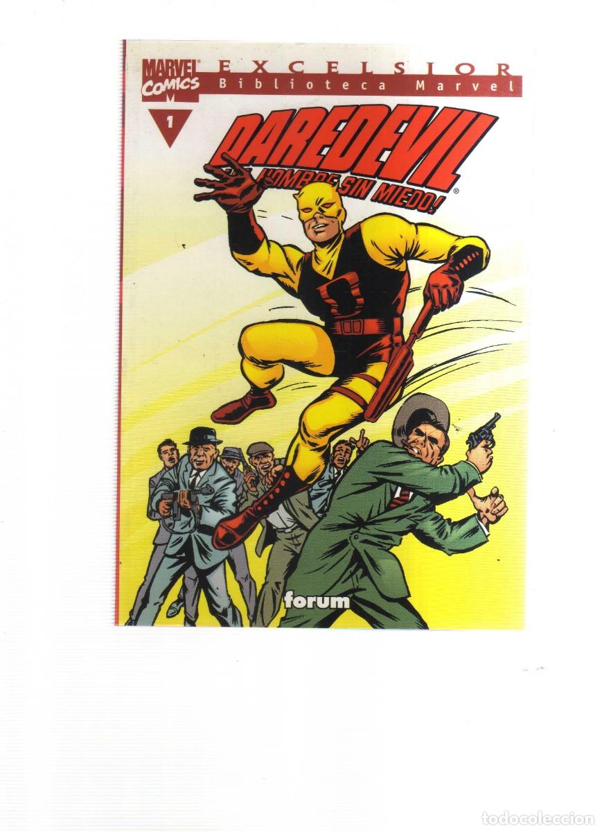 Tebeos: DAREDEVIL EL HOMBRE SIN MIEDO BIBLIOTECA MARVEL EXCELSIOR N,1 - Foto 1