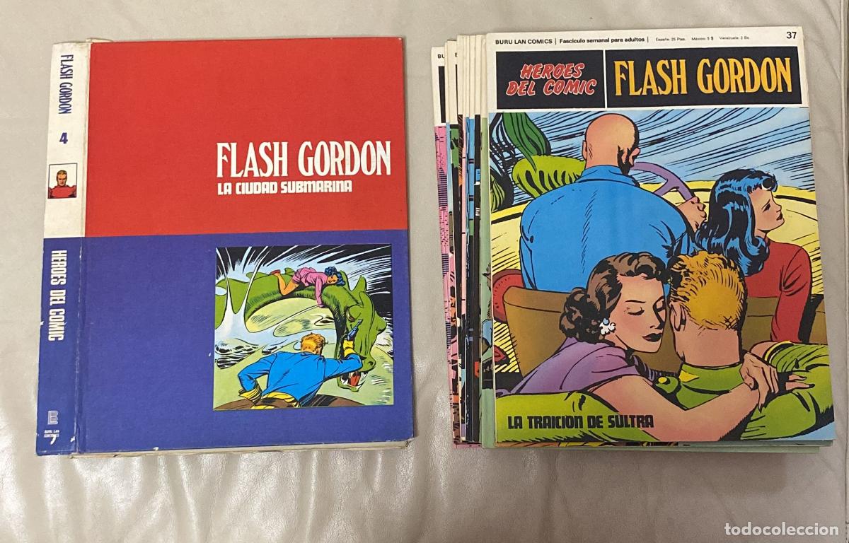 Tebeos: Flash Gordon. Buru Lan. 12 ejemplares del 37 al 48 sueltos y tapas - Foto 1
