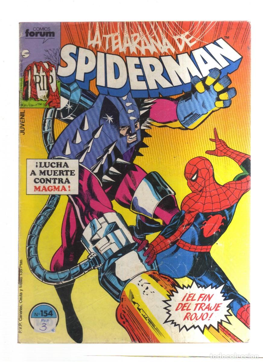 Tebeos: SPIDERMAN LA TELARA&Ntilde;A DE SPDERMAN FORUM N,154 - Foto 1
