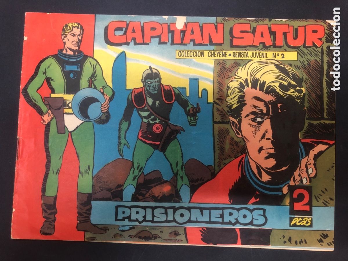 Tebeos: COMIC ORIGINAL CAPITAN SATUR N&ordm; 2 EDITORIAL OLIVE Y HONTORIA - Foto 1