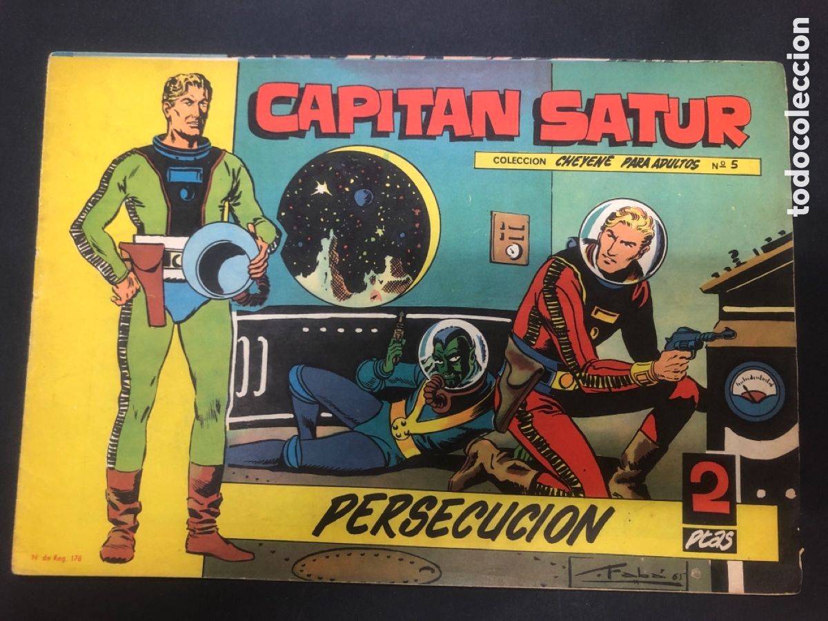 Tebeos: COMIC ORIGINAL CAPITAN SATUR N&ordm; 5 EDITORIAL OLIVE Y HONTORIA - Foto 1