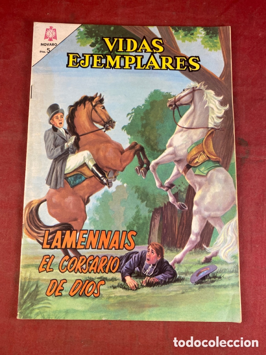 Tebeos: VIDAS EJEMPLARES LAMENNAIS EL CORSARIO DE DIOS - Foto 1