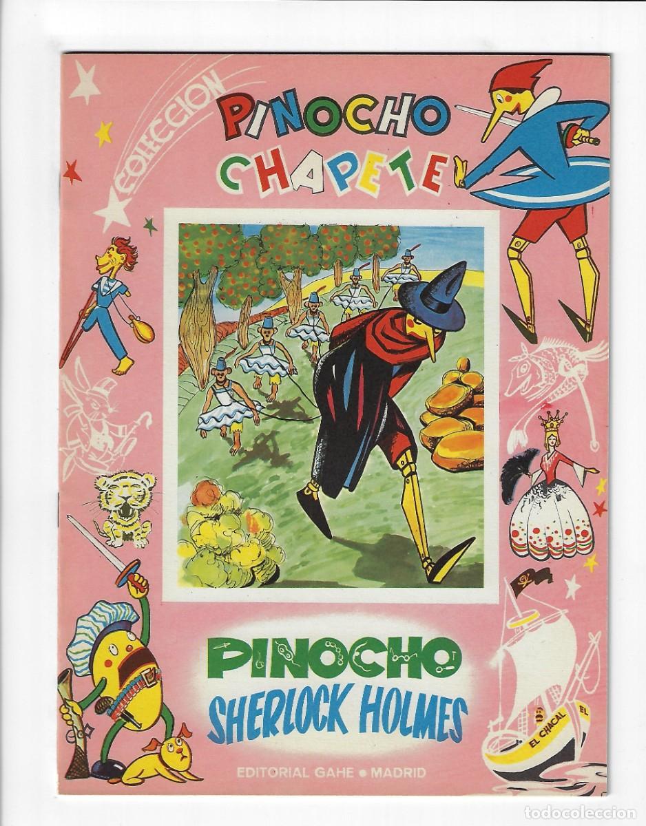 Tebeos: Gahe. Pinocho Chapete. 48. Sherlock Holmes. - Foto 1