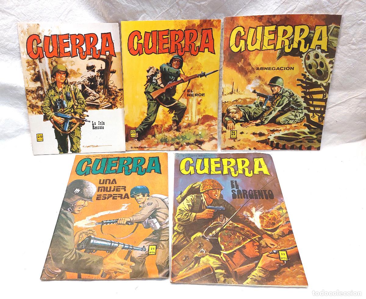 Tebeos: Guerra 5 C&oacute;mics Ediciones Vilmar a&ntilde;o 79 - Foto 1
