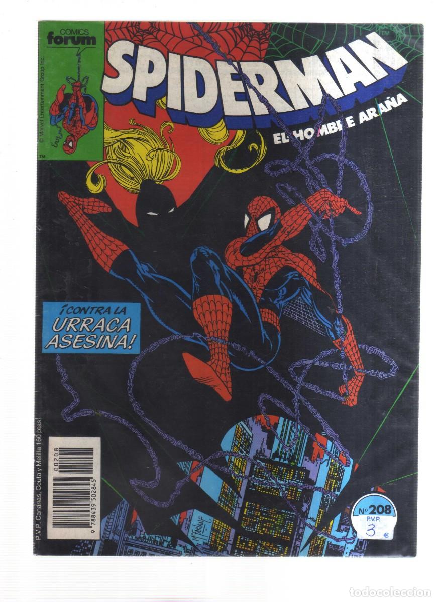 Tebeos: SPIDERMAN EL HOMBRE ARA&Ntilde;A FORUM N,208 - Foto 1
