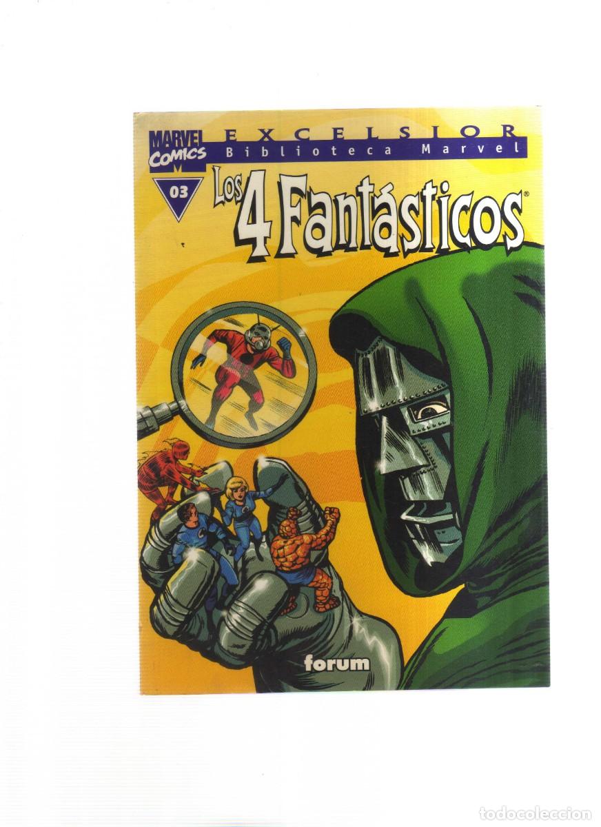Tebeos: LOS 4 FANTASTICOS BIBLIOTECA MARVEL N,03 - Foto 1