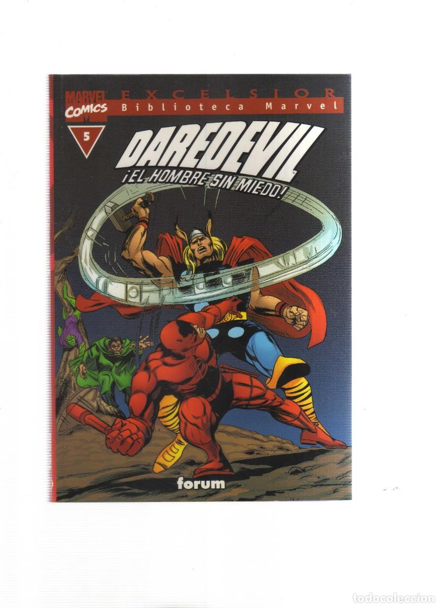 Tebeos: DAREDEVIL EL HOMBRE SIN MIEDO BIBLIOTECA MARVEL EXCELSIOR N,5 - Foto 1