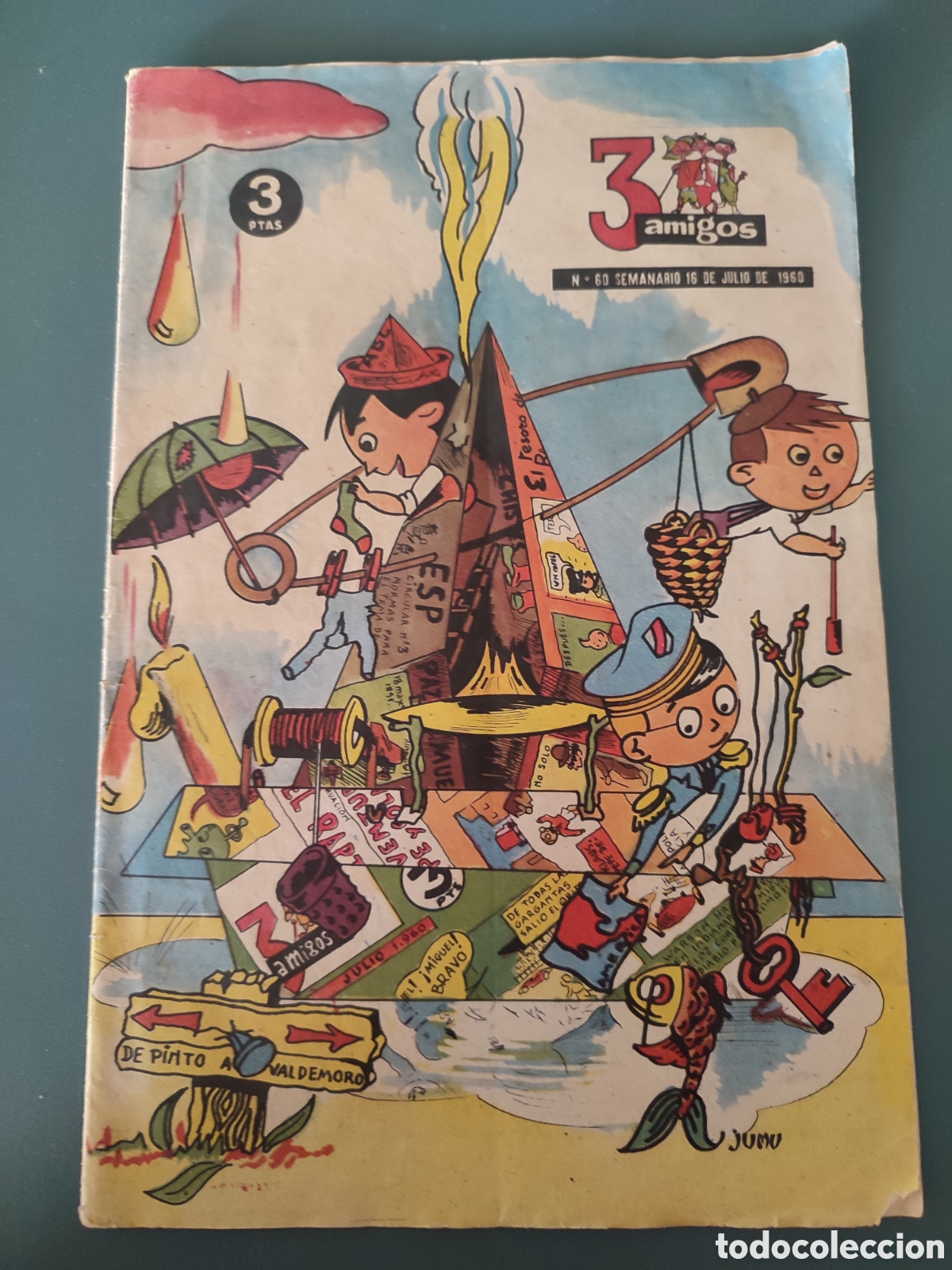 Tebeos: Tebeo 3 amigos Num 60.1960 - Foto 1