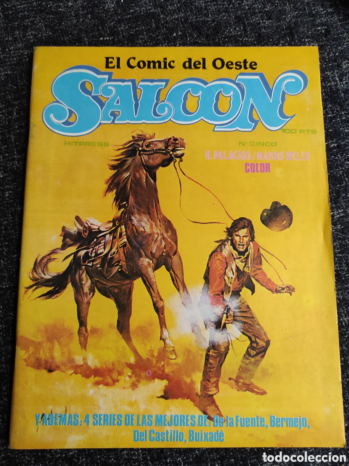 Tebeos: SALOON N&ordm; 5 EL COMIC DEL OESTE -ED. HITPRESS A&Ntilde;OS 80.