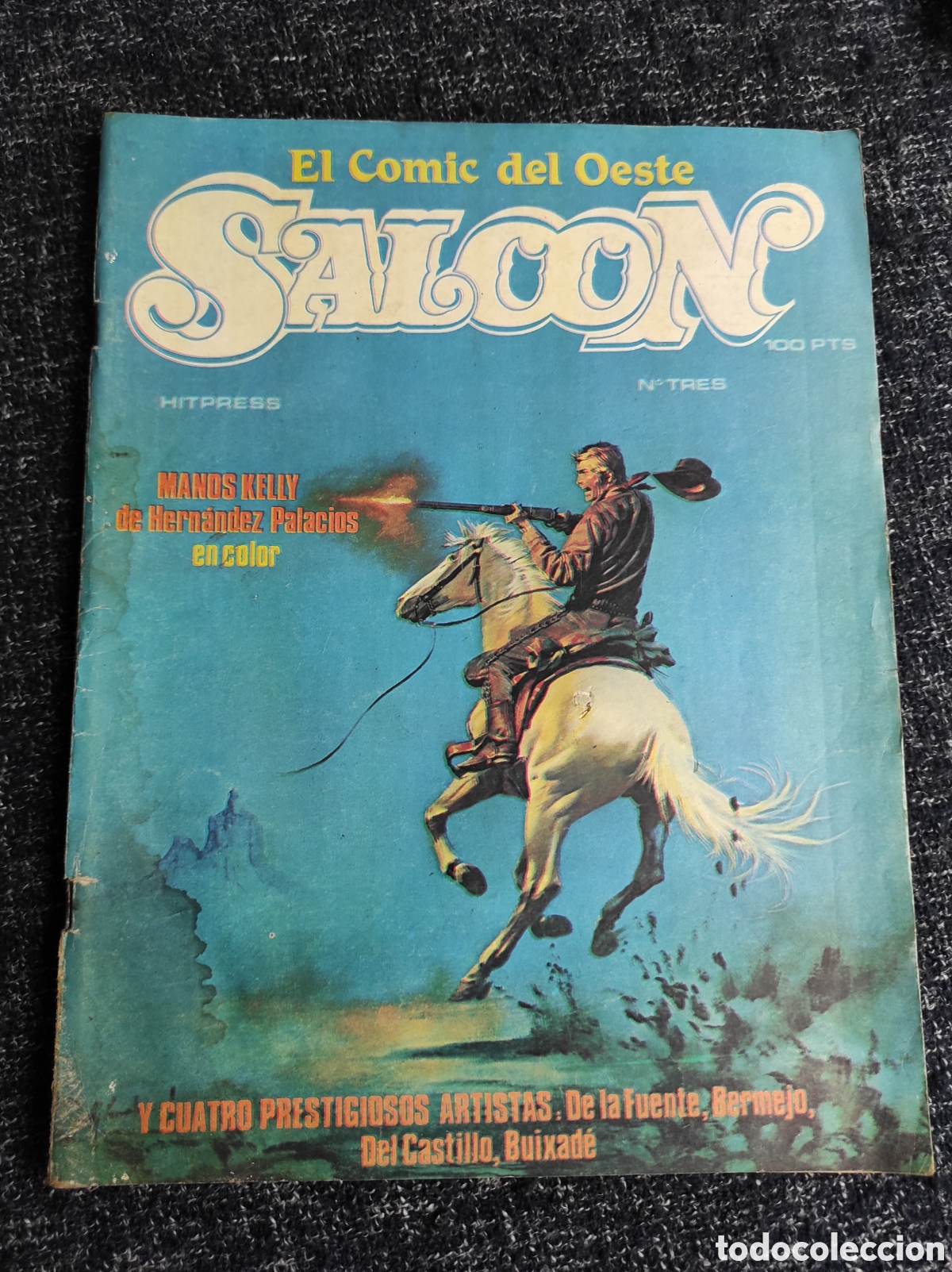 Giornalini: SALOON N&ordm; 3 - EL COMIC DEL OESTE -ED. HITPRESS A&Ntilde;OS 80.