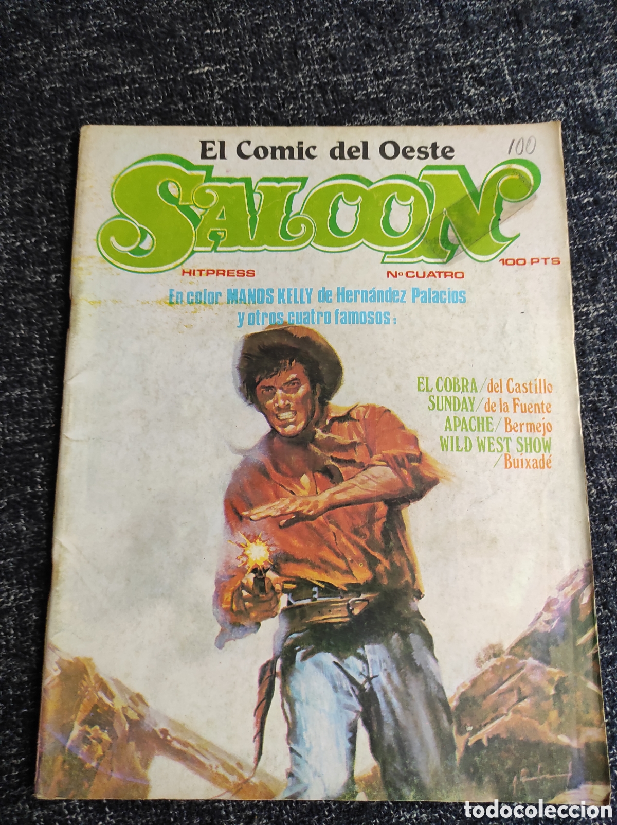 Tebeos: SALOON N&ordm; 4 - EL COMIC DEL OESTE -ED. HITPRESS A&Ntilde;OS 80. - Foto 1