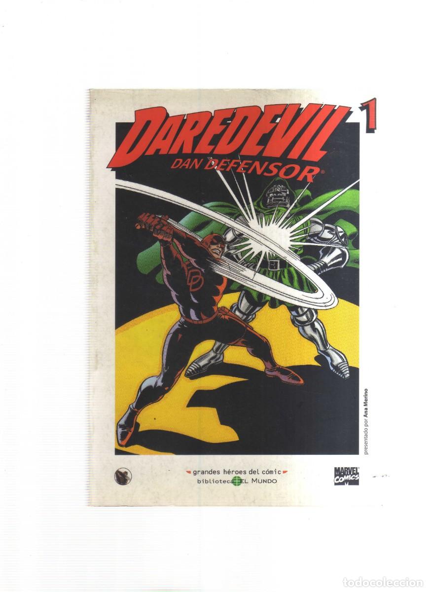 Tebeos: DAREDEVIL DAN DEFENSOR N,1 GRANDES HEROES DEL COMIC - Foto 1