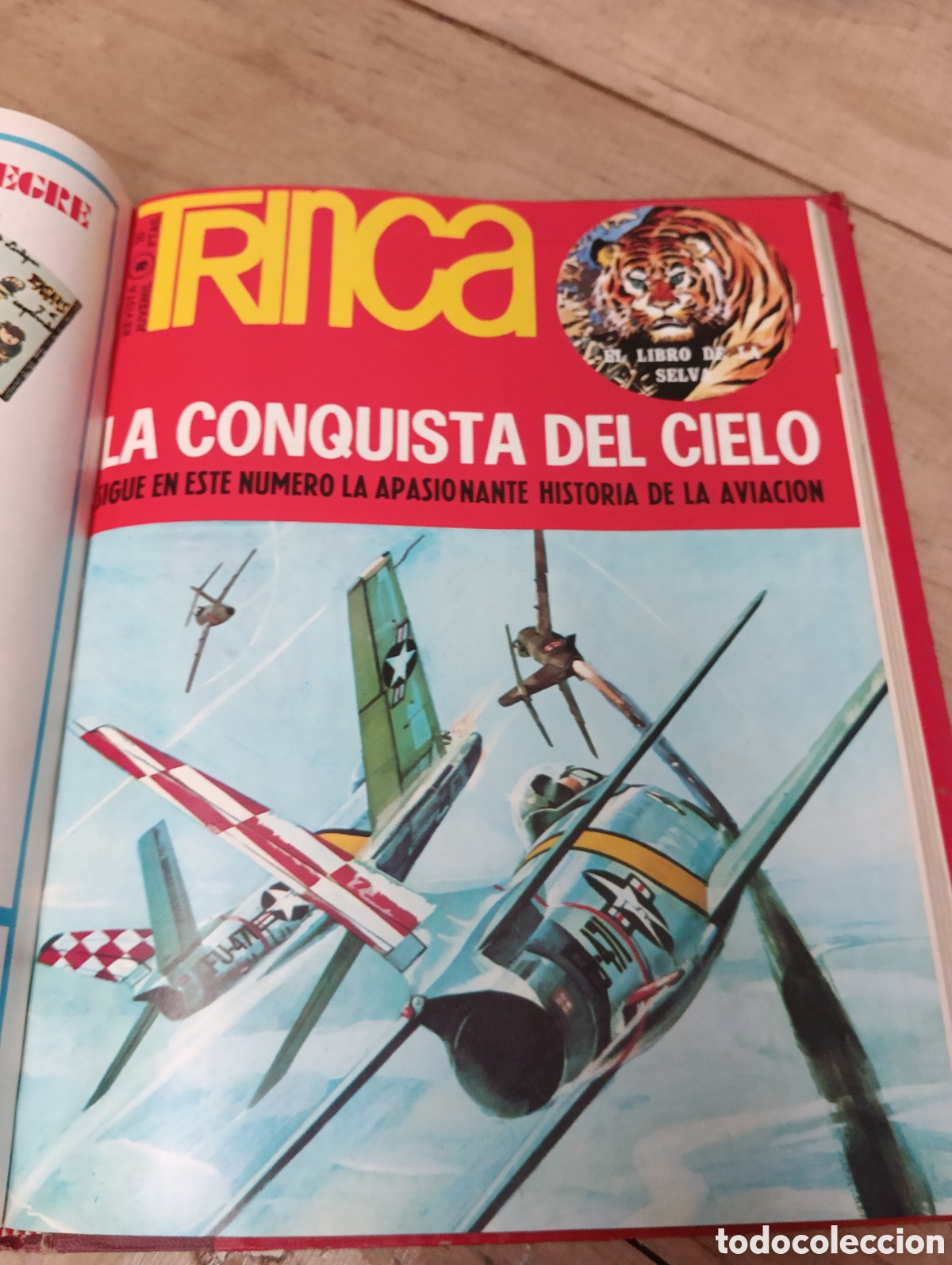 Tebeos: REVISTAS TRINCA 1 AL 10 ENCUADERNADAS. - Foto 8