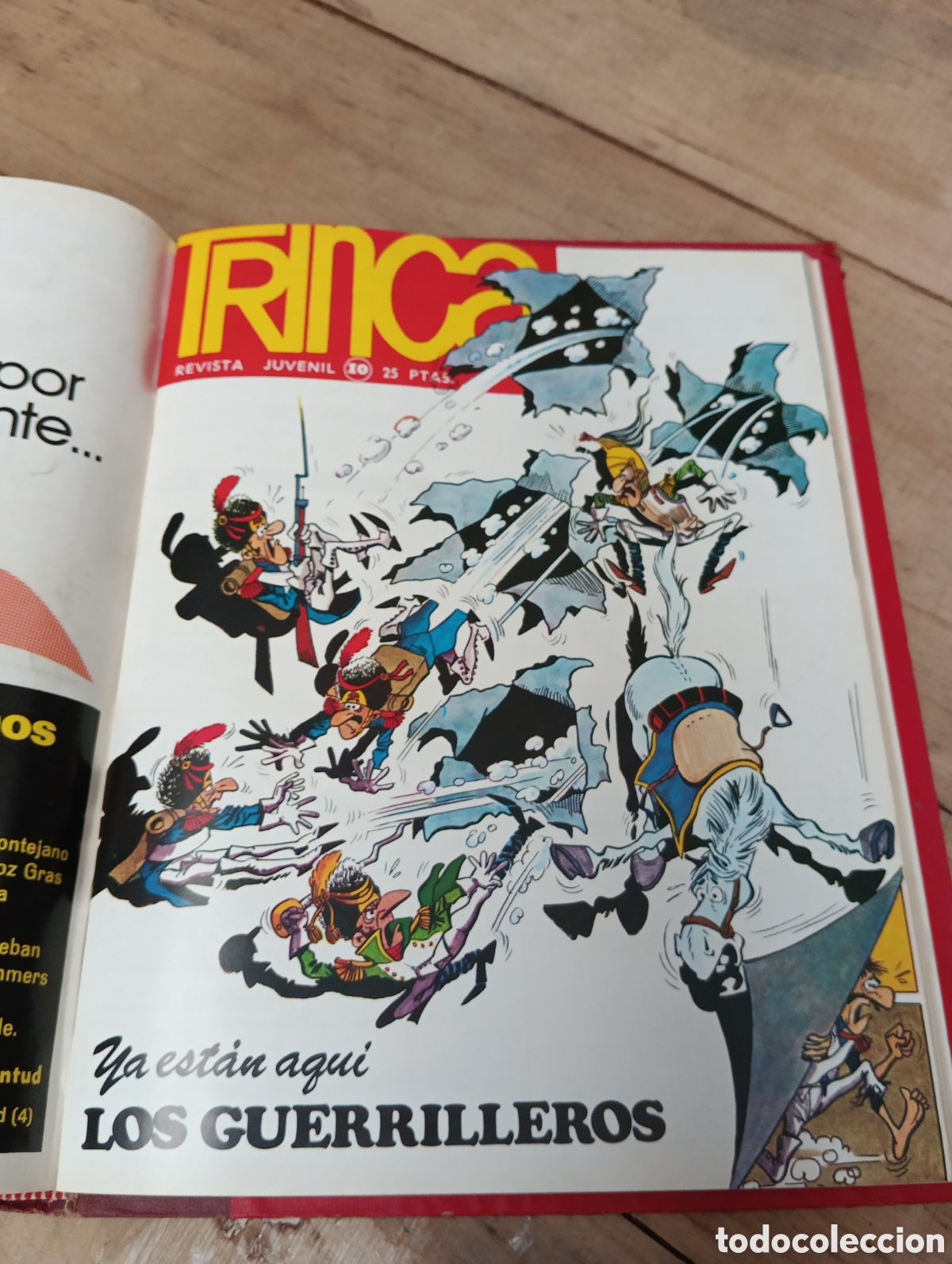 Tebeos: REVISTAS TRINCA 1 AL 10 ENCUADERNADAS. - Foto 10
