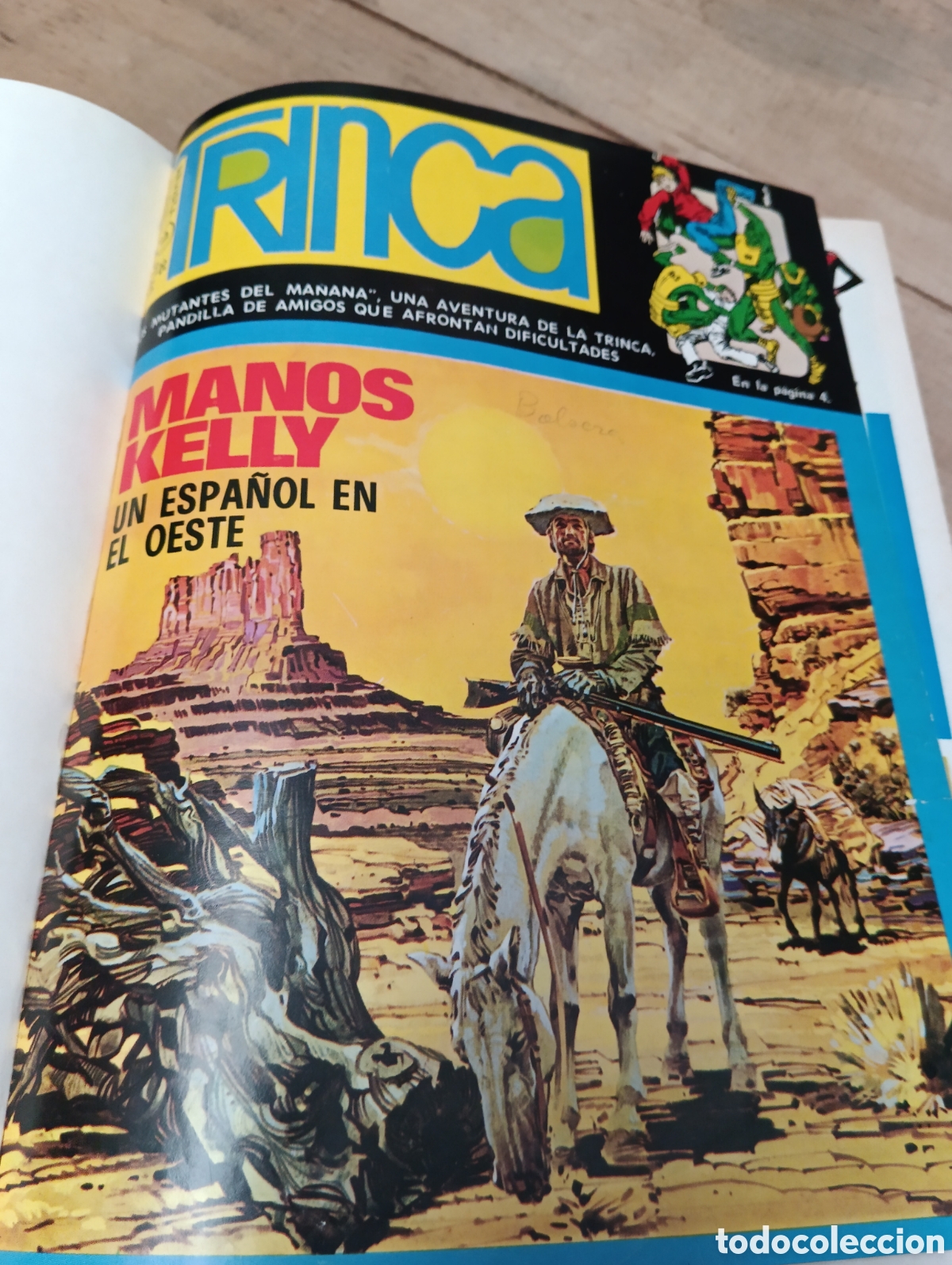 Tebeos: REVISTAS TRINCA 1 AL 10 ENCUADERNADAS. - Foto 1