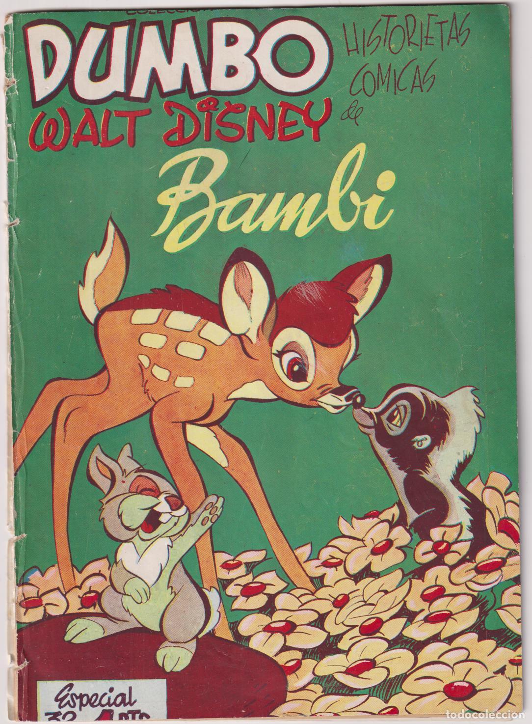 Tebeos: Dumbo Especial 32. Bambi. Ersa 1950 - Foto 1