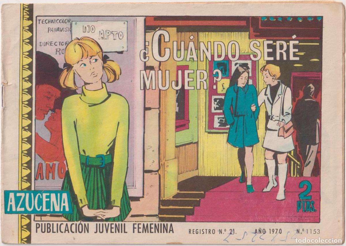 Tebeos: Azucena n&ordm; 1153. &iquest;Cuando ser&eacute; mujer? Toray - Foto 1