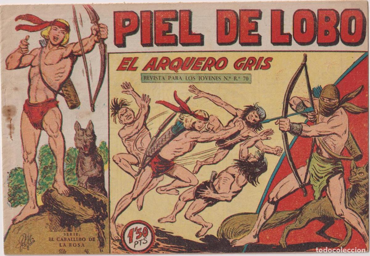 Tebeos: Piel de Lobo n&ordm; 70, Maga 1959 - Foto 1