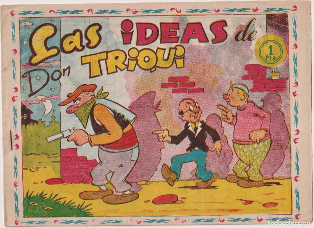 Tebeos: Don Triqui n&ordm; 35. Las ideas de Don Triqui. Ameller 1950 - Foto 1