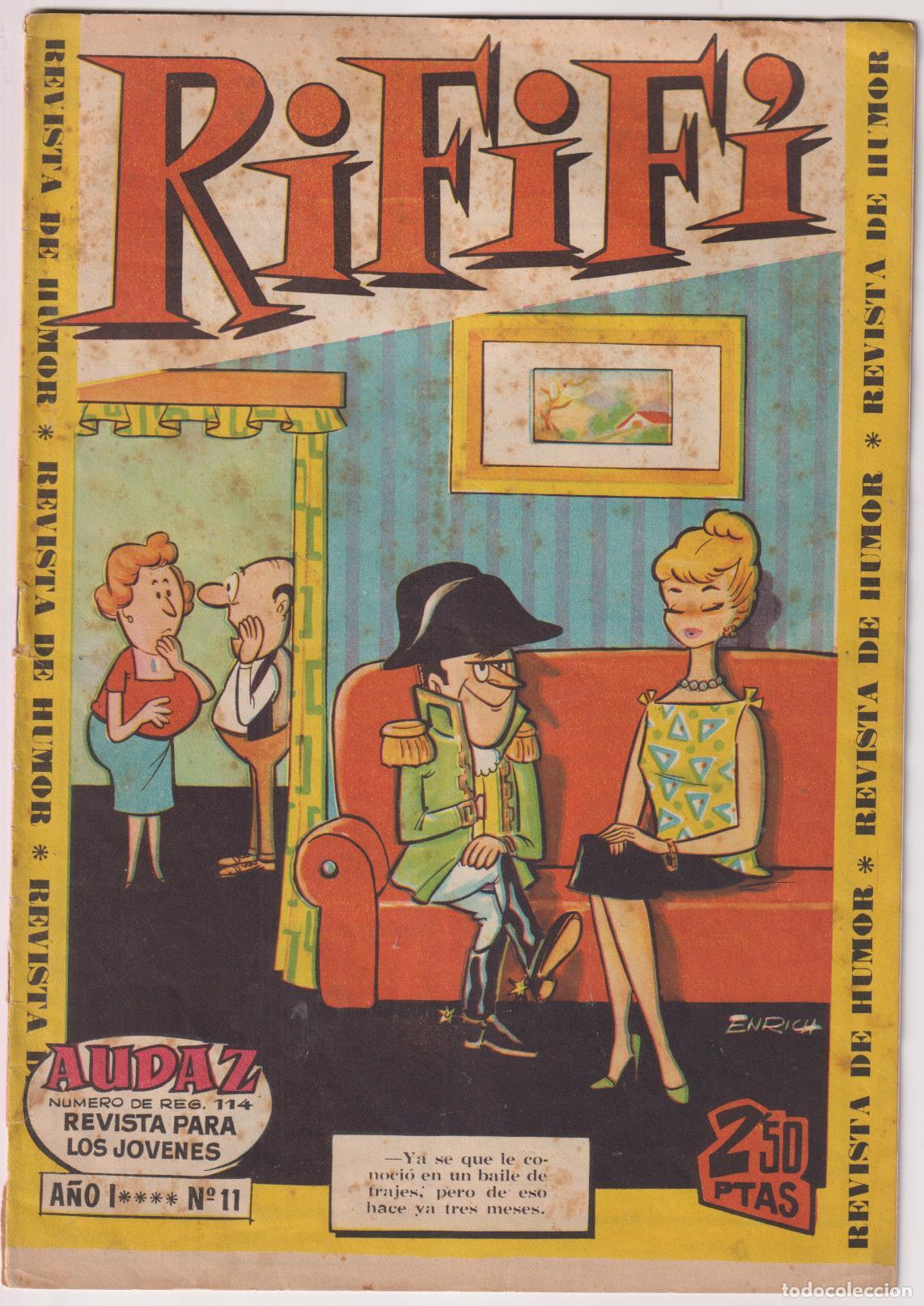 Tebeos: Rifif&iacute; n&ordm; 11. Hispano Americana 1961 - Foto 1