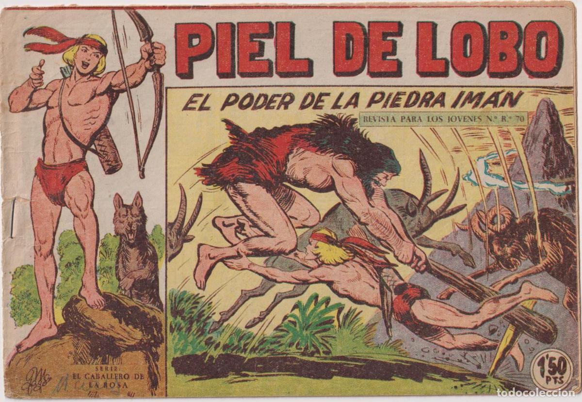 Tebeos: Piel de Lobo n&ordm; 74, Maga 1959 - Foto 1